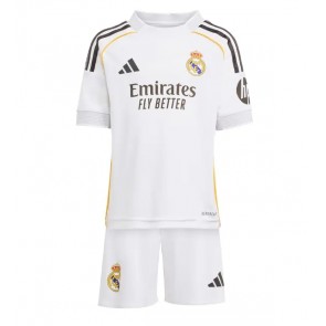 Billiga Real Madrid Federico Valverde #8 Hemmatröja Barn 2025-26 Kortärmad (+ Korta byxor)